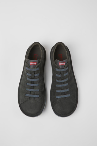 Alternative image of 18751-097 - Beetle - Sapatos em nobuck cinzentos para homem