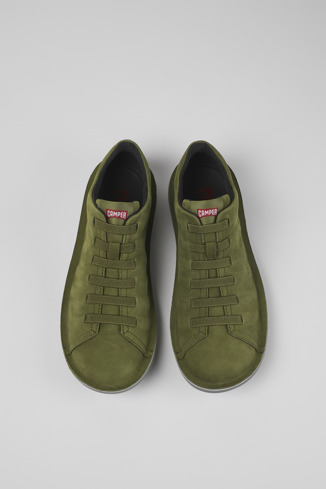 Beetle Sneaker baixa de nubuc de color verd per a home