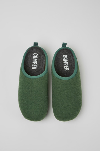 Alternative image of 18811-095 - Wabi - Green wool slippers for men