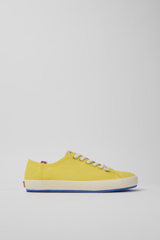 Alternative image of 18869-089 - Peu Rambla - Yellow recycled cotton sneakers for men
