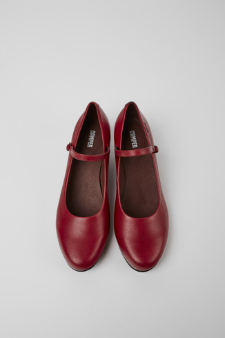 Alternative image of 20202-093 - Helena - Chaussures à talon en cuir rouge pour femme