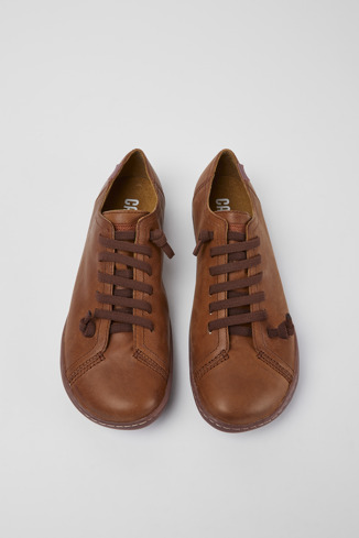 Alternative image of 20848-204 - Peu - Chaussures en cuir marron pour femme