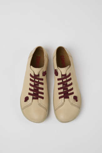 Alternative image of 20848-214 - Peu - Zapatos beiges de piel para mujer