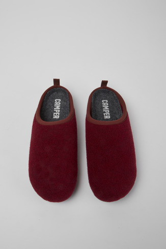 Alternative image of 20889-101 - Wabi - Burgundy wool women’s slippers