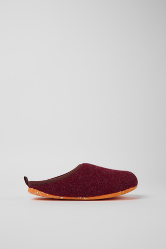 20889-121 - Wabi - Burgundy wool slippers for women