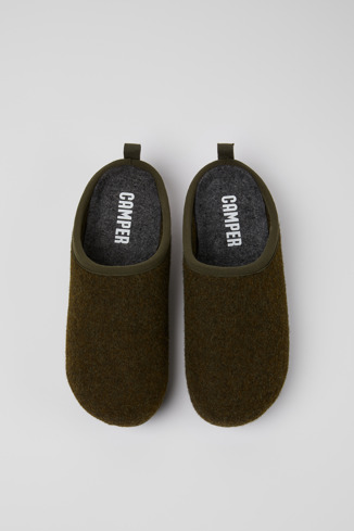 Alternative image of 20889-131 - Wabi - Green wool slippers for women