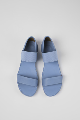 Right Sandalo da donna in pelle blu