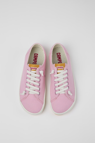 Peu Rambla Sneaker de tejido rosa para mujer