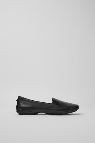 Side view of Right Black Ballerinas for Women