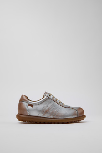 Side view of Pelotas Multicolor Leather Shoe for Women.