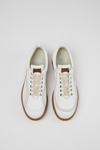 27651-135 - Twins - White Leather Shoes for Women.