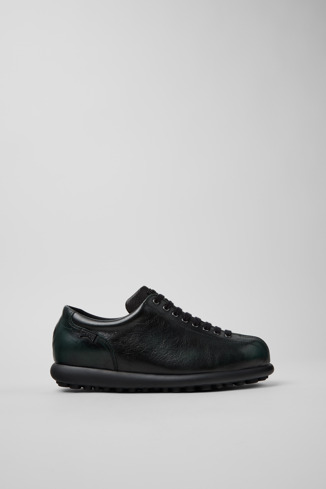 Side view of Twins Multicolor Leather Shoes for Women.
