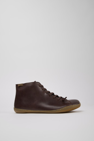 36411-118 - Peu - Brown Leather Ankle Boots for Men.