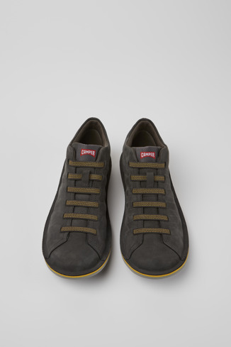 Alternative image of 36678-078 - Beetle - Dark gray nubuck ankle boots for men