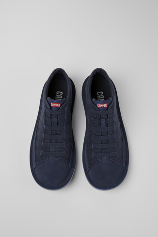 Alternative image of 36791-061 - Beetle - Blue nubuck sneakers for men