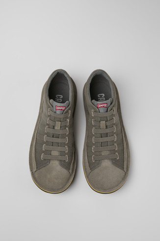 Alternative image of 36791-062 - Beetle - Sneakers de nobuk grises para hombre