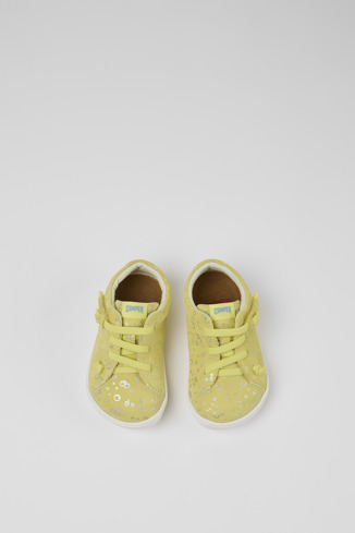 Peu Żółte buty typu basket z nubuku
