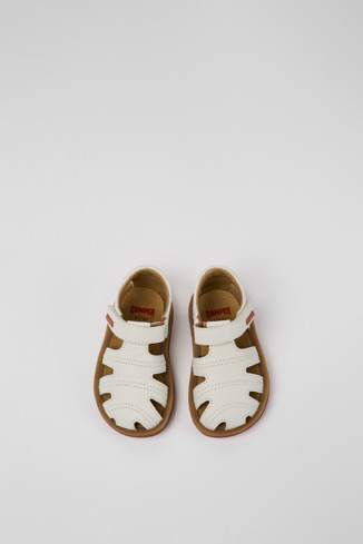 Alternative image of 80372-065 - Bicho - Białe skórzane sandały dziecięce