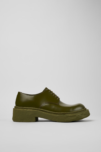 Vamonos Chaussures Bluchers en cuir vert