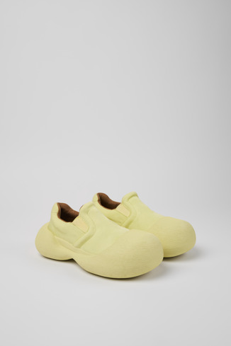 Front view of Caramba Yellow TENCEL® Lyocell Loafers