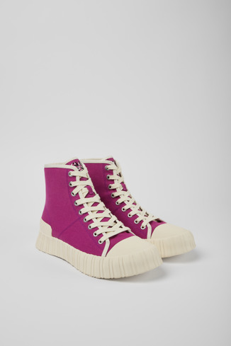 Roz Sneakers de cotó reciclat de color violeta