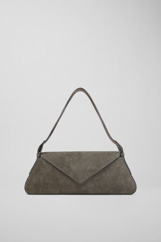 AB00005-001 - CAMPERLAB BAGS - Bolso de mano afelpado gris