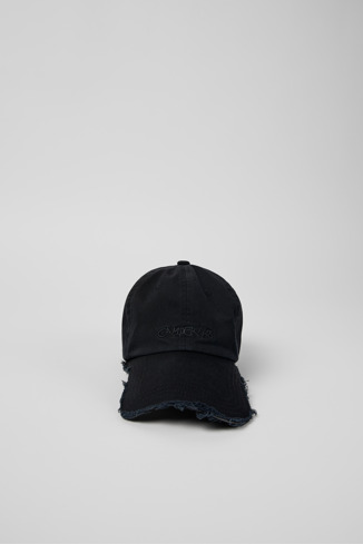Overhead view of Cap Gray Cotton Cap (One Size)