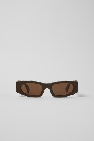 Side view of HIRMU Sunglasses Brown HIRMU Acetate Sunglasses Brown