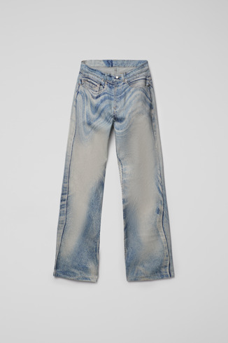 Side view of Denim Jeans Blue Denim Jeans