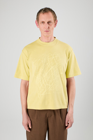 T-Shirt Yellow Mineral Dye Boxy T-Shirt