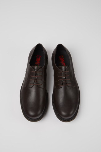 Alternative image of K100152-022 - Neuman - Classic men's brown shoe.