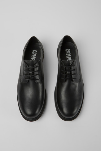 Alternative image of K100152-028 - Neuman - Black leather shoes for men