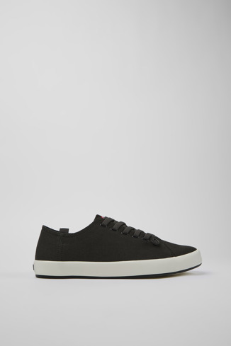 Side view of Andratx Gray Textile Sneaker for Men