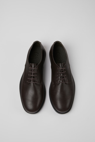 Overhead view of Truman Brown Formal Shoes for Men