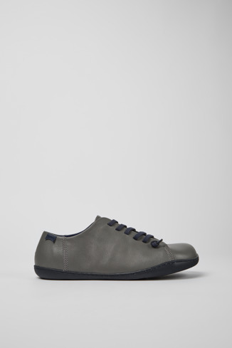 K100249-036 - Peu - Zapatos grises de piel para hombre