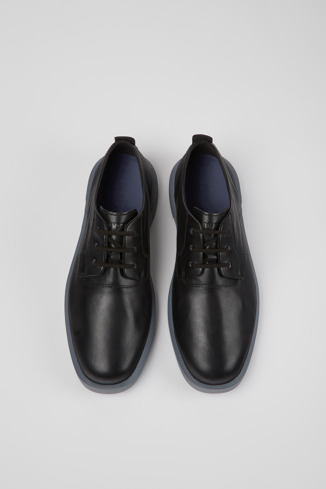 Alternative image of K100356-017 - Bill - Men’s black shoes with laces.