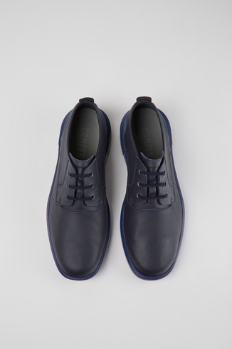 Alternative image of K100356-020 - Bill - Chaussure bleu marine à lacets pour homme