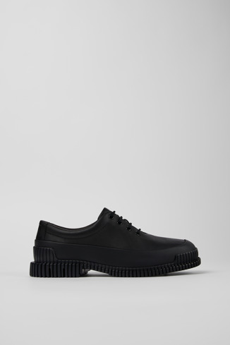 K100360-032 - Pix - Chaussures à lacets en cuir noir