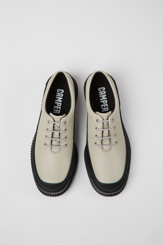 Alternative image of K100360-048 - Pix - Sapatos pretos e cinzentos para homem