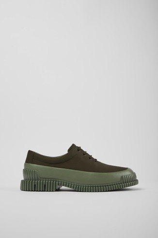 Side view of Pix Green shoes for men