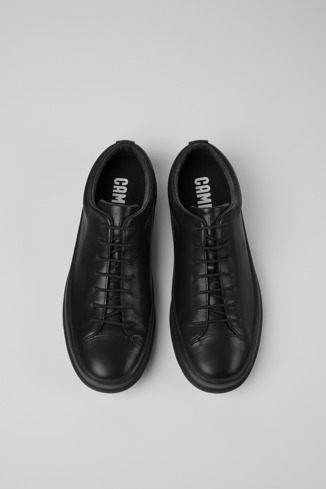 Alternative image of K100373-008 - Chasis - Black leather shoe for men.