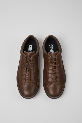 Alternative image of K100373-019 - Chasis - Casual brown lace up shoe for men.