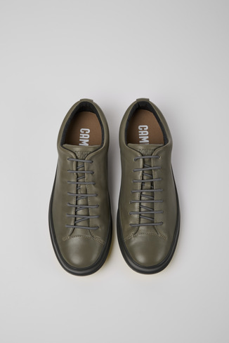 Alternative image of K100373-036 - Chasis - Grey leather shoes for men