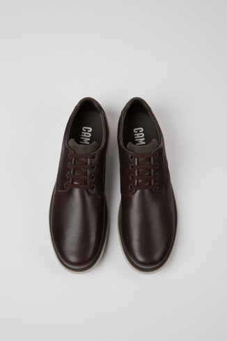 Alternative image of K100478-013 - Smith - Sapatos em couro castanhos para homem