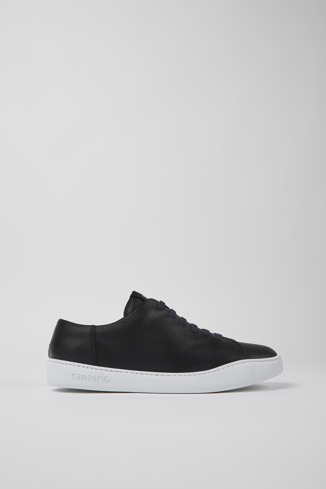 Side view of Peu Touring Black Sneakers for Men