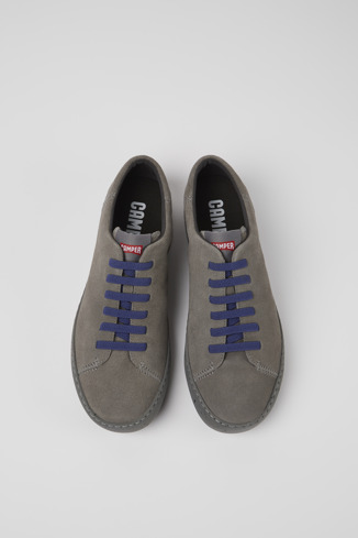 Alternative image of K100479-033 - Peu Touring - Gray nubuck sneakers for men