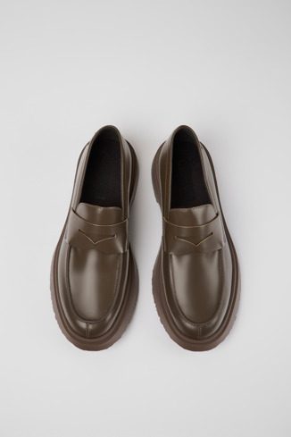 Alternative image of K100633-015 - Walden - Brown leather loafers for men