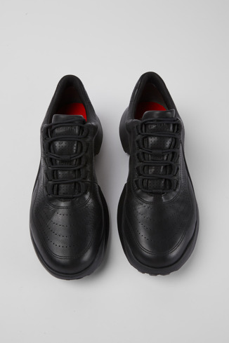 Alternative image of K100643-005 - CRCLR GORE-TEX - Breathable men's black leather sneakers