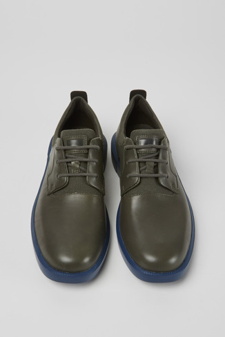 Alternative image of K100655-015 - Bill - Grey leather lace up shoes