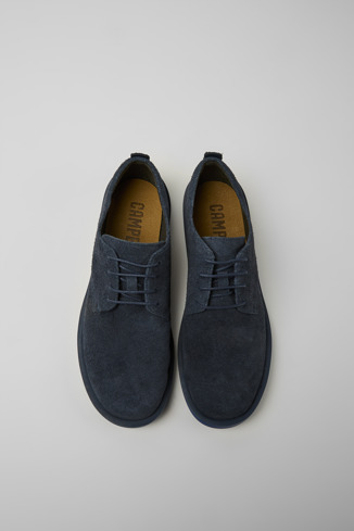Alternative image of K100669-013 - Wagon - Blue nubuck shoes for men